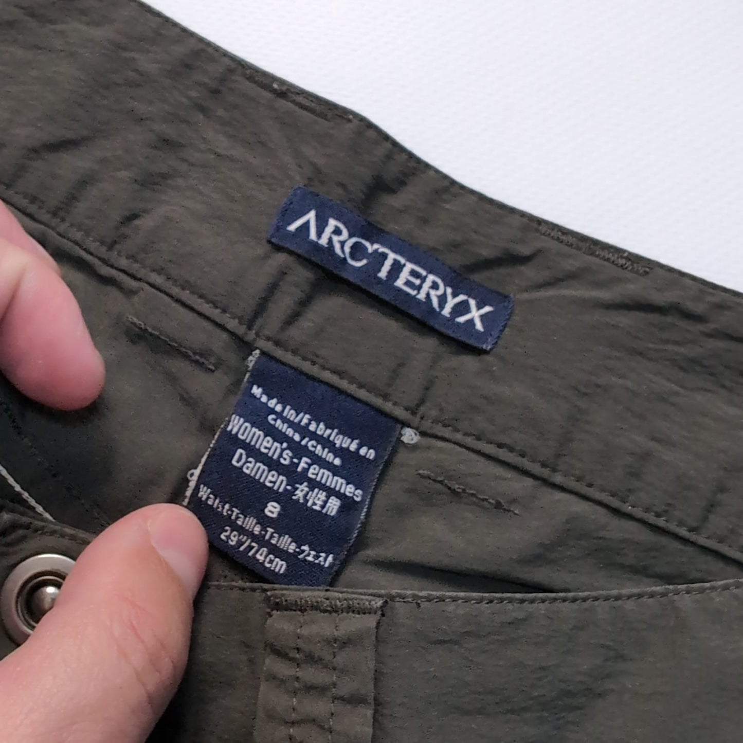 Arcteryx kurze Trekking Hose (M Damen ) Shorts grau