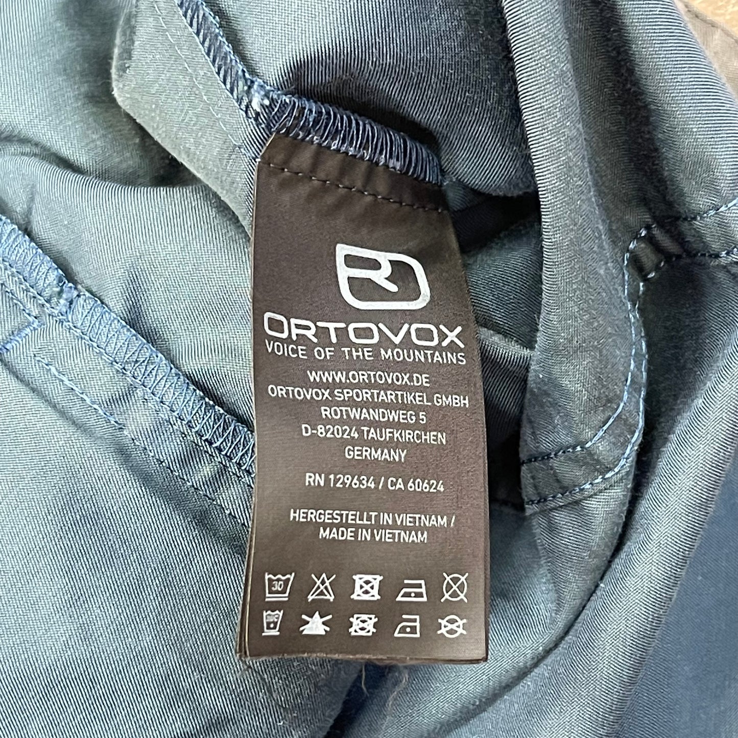 Ortovox Corvara 3L Hardshell Jacke (XL Herren) atmungsaktiv blau grau