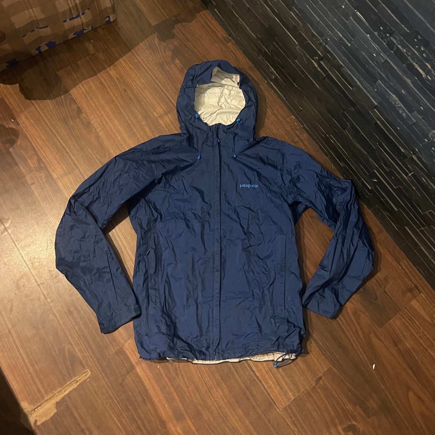 Regen Jacke von Patagonia (XL Herren) Hardshell H2nO blau