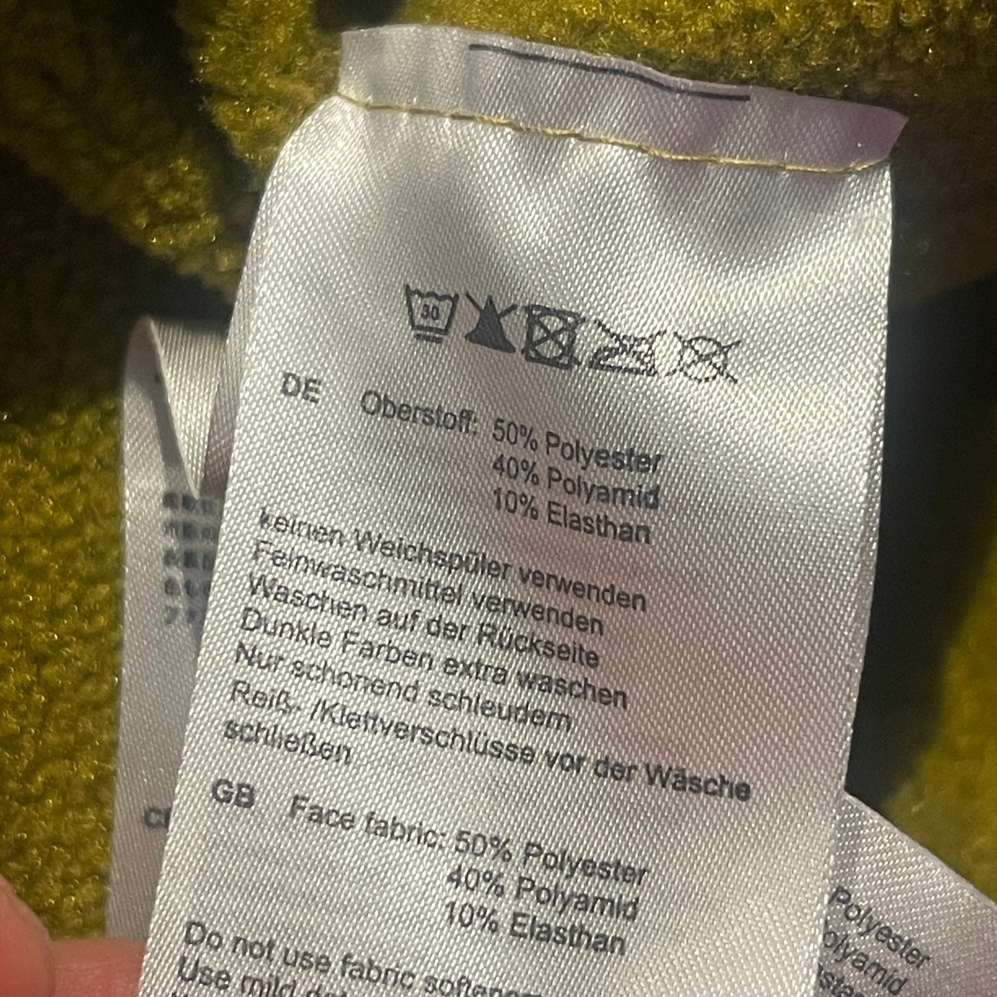 Fleece Jacke von Mammut (XL Herren) Zipper Sweatshirt olivgrün