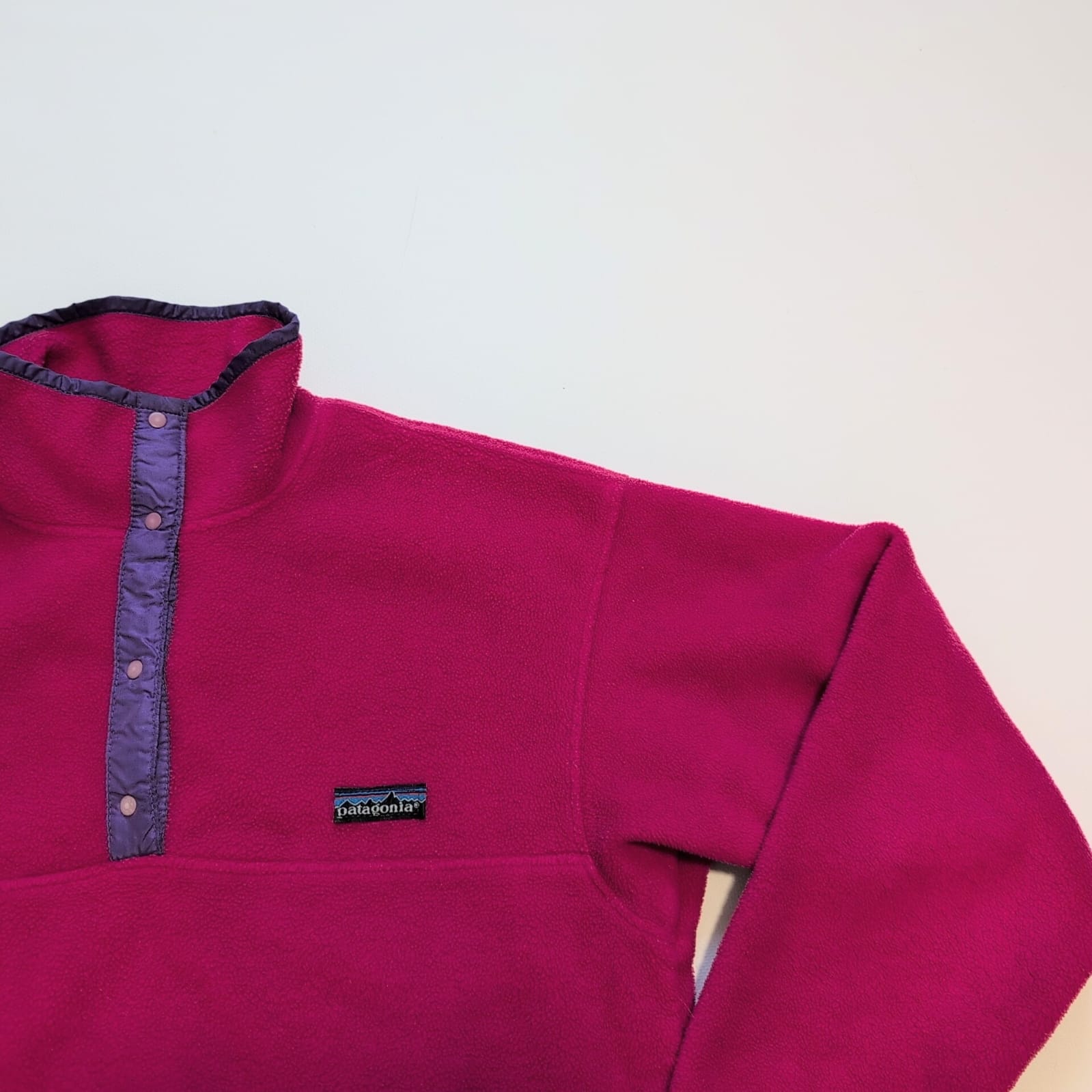 Fleece Pullover Patagonia Synchilla (S Unisex) Magenta pink - wanderlich.com