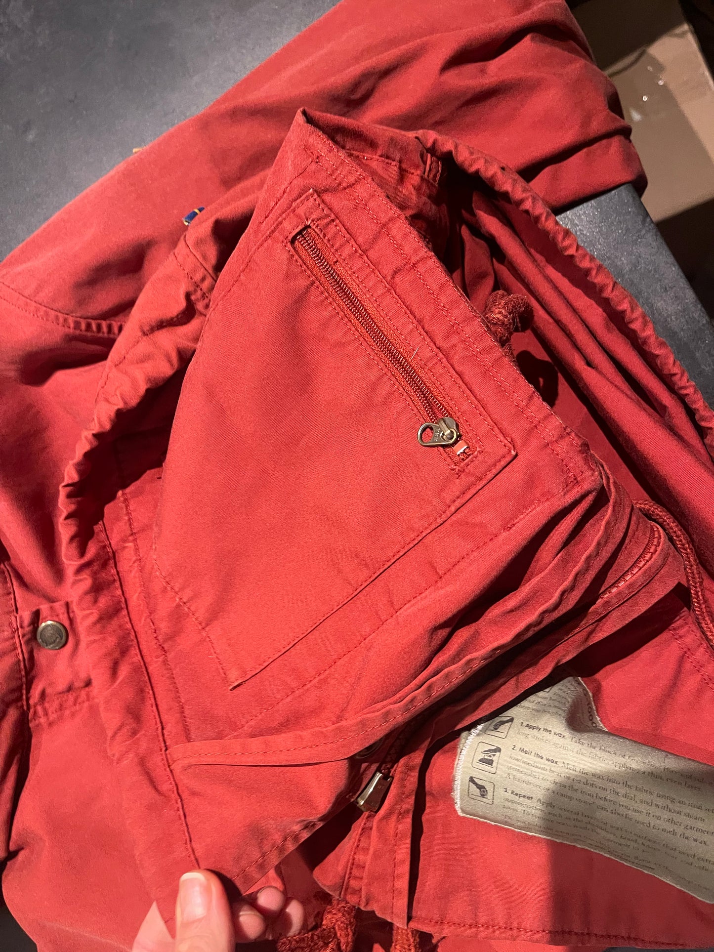 Fjällräven Jacke G-1000 (XS Damen) Greenland Light Parka rot