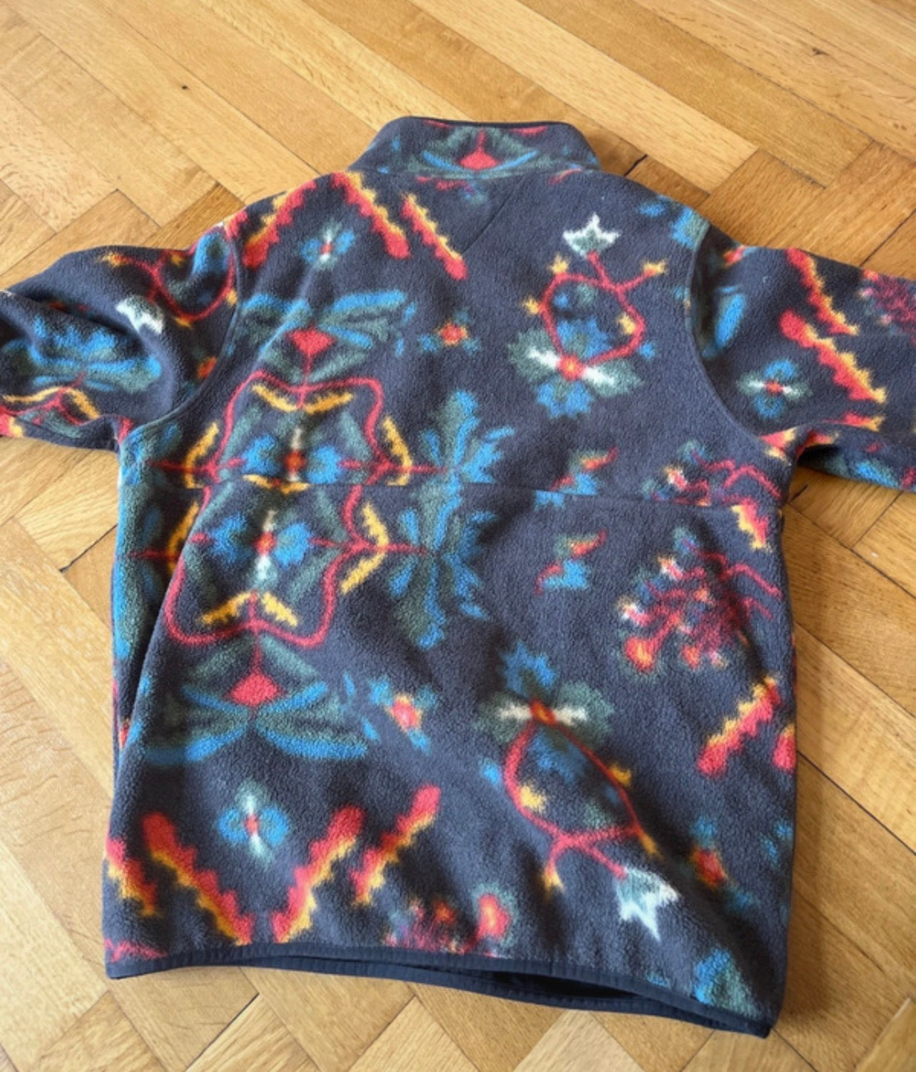 Zip Pullover Patagonia (XL Herren /XXL Damen) Synchilla grau bunt
