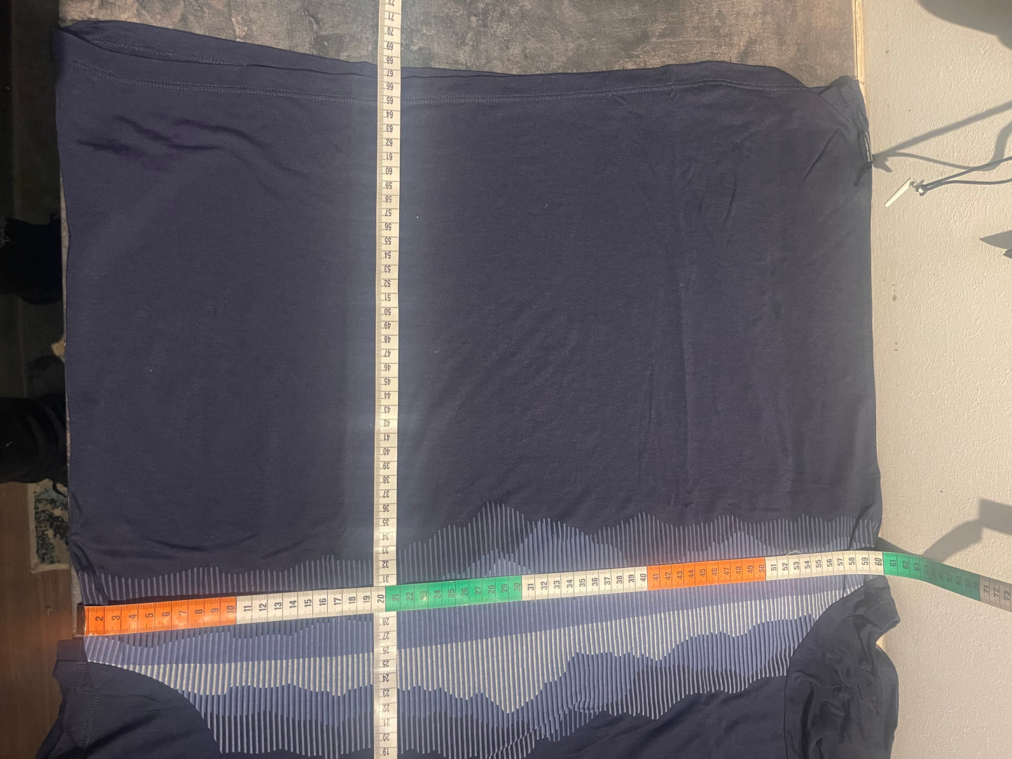 Merino T-Shirt von Icebreaker (XL Herren) dunkelblau Print