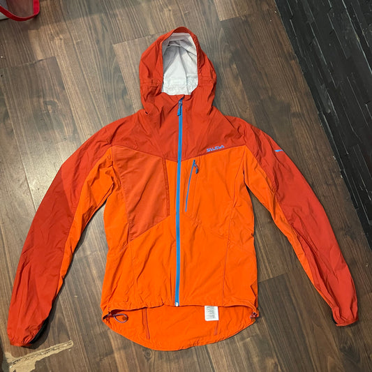 Regen Jacke von Salewa (M Herren) Hybrid wasserdicht orange