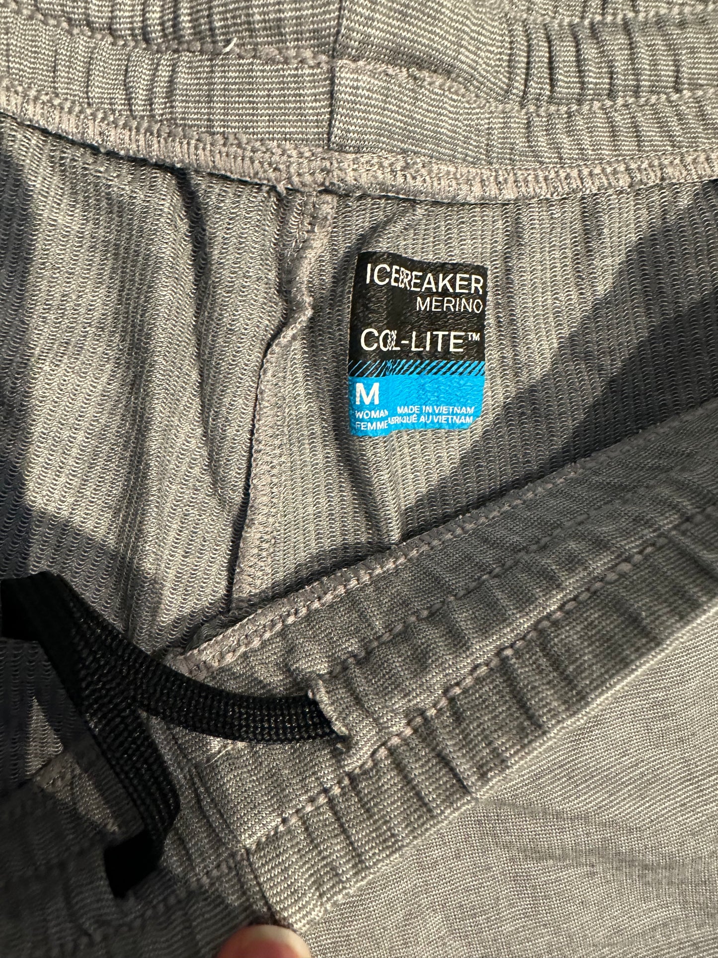 Leichte Merino Shorts Icebreaker (M Damen) grau