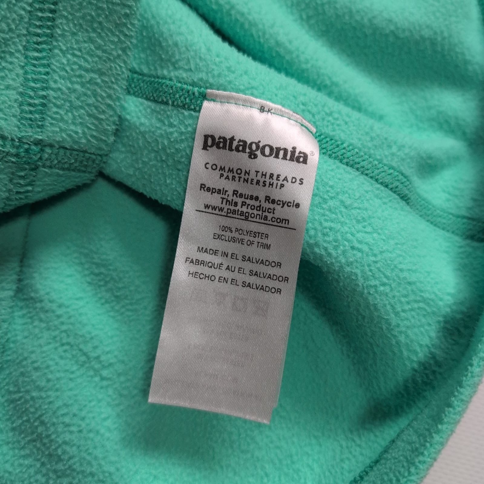Fleece Jacke Patagonia (Damen L) türkis - wanderlich.com