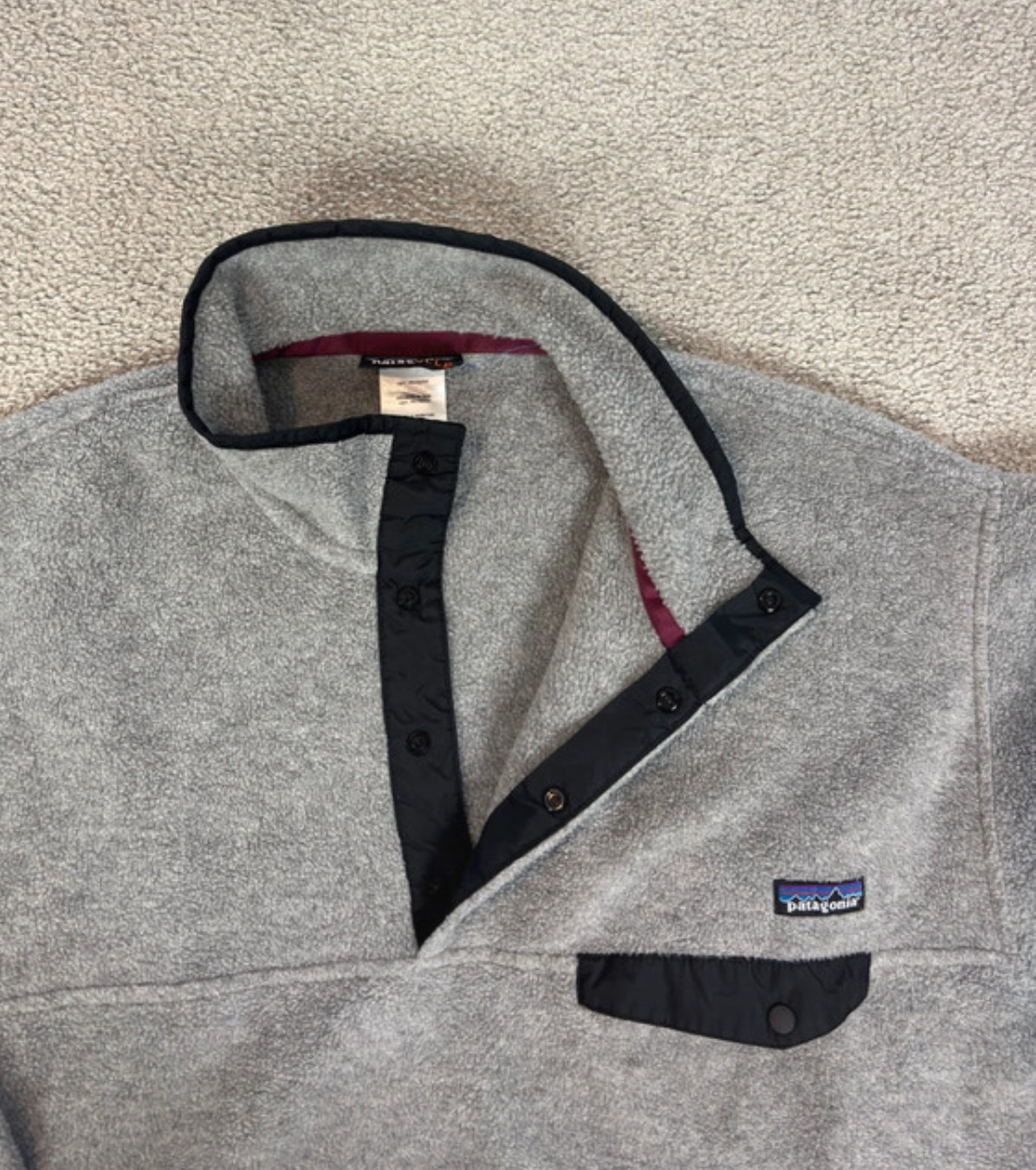 Patagonia Fleece Pullover (XL Herren) Synchilla grau