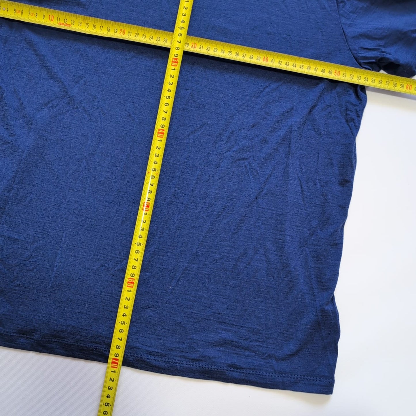 Merino T-Shirt von Icebreaker (L Herren) blau Print Berge