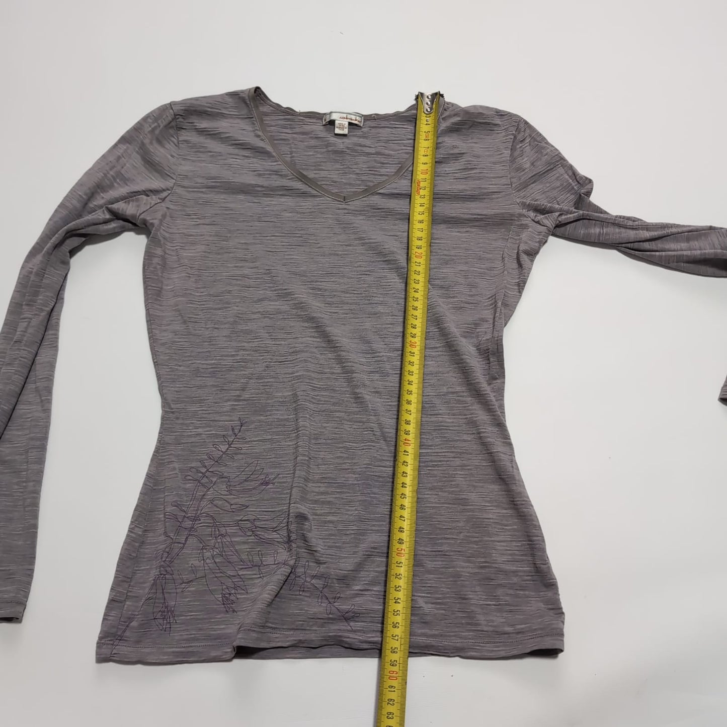 Langarm Shirt Icebreaker (S Damen) Merino 180 Longsleeve grau