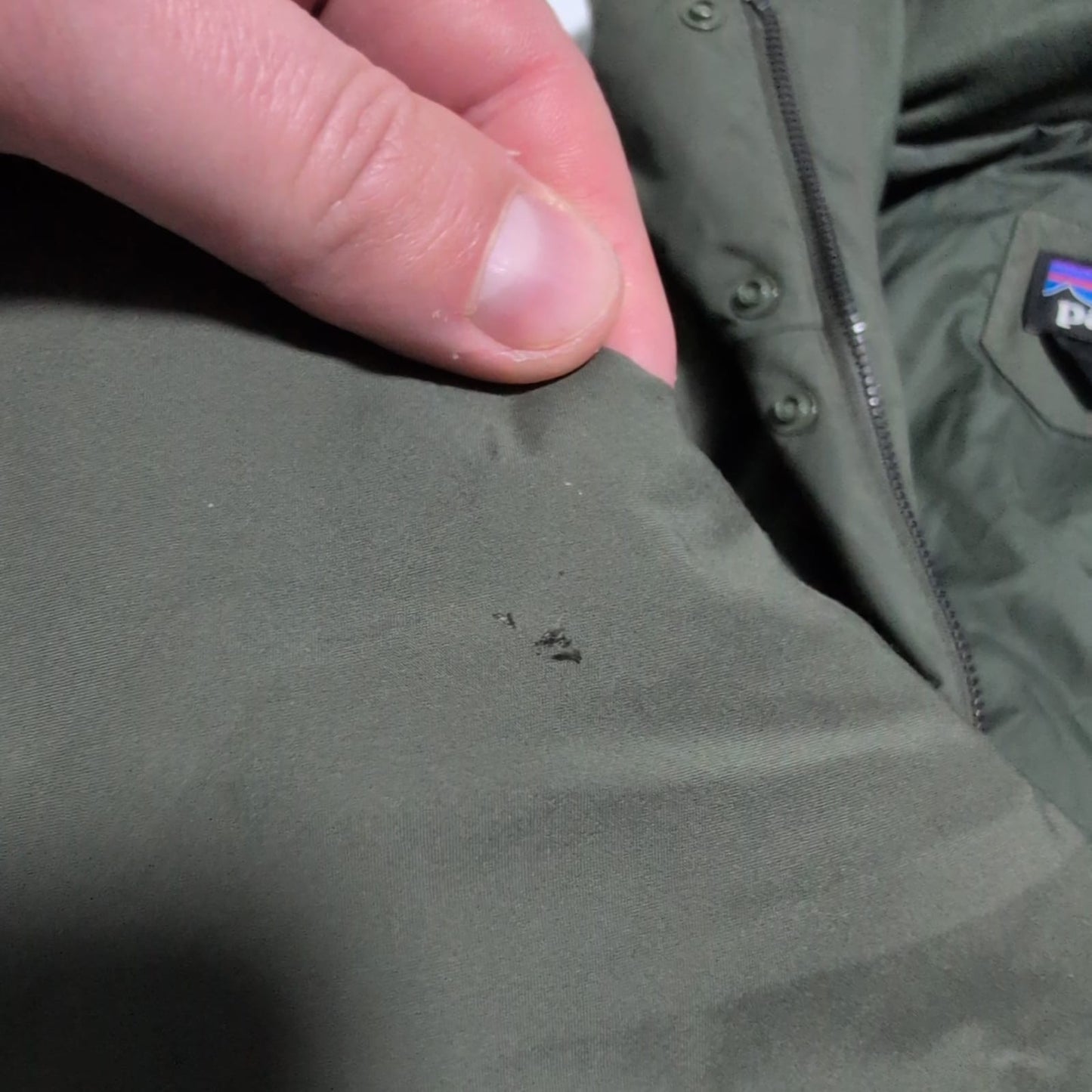 Daunen Jacke Patagonia (S Herren /M Damen) waterproof khaki