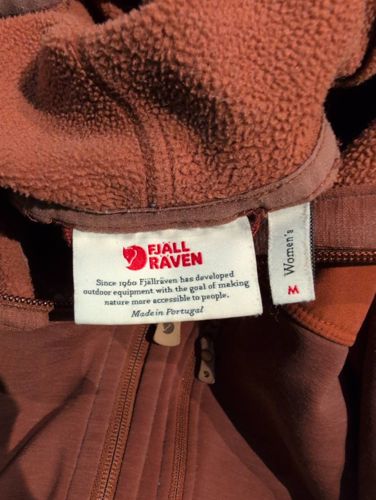 Jacke von Fjällräven (M Damen) Keb Fleece mit Wolle rostfarbig