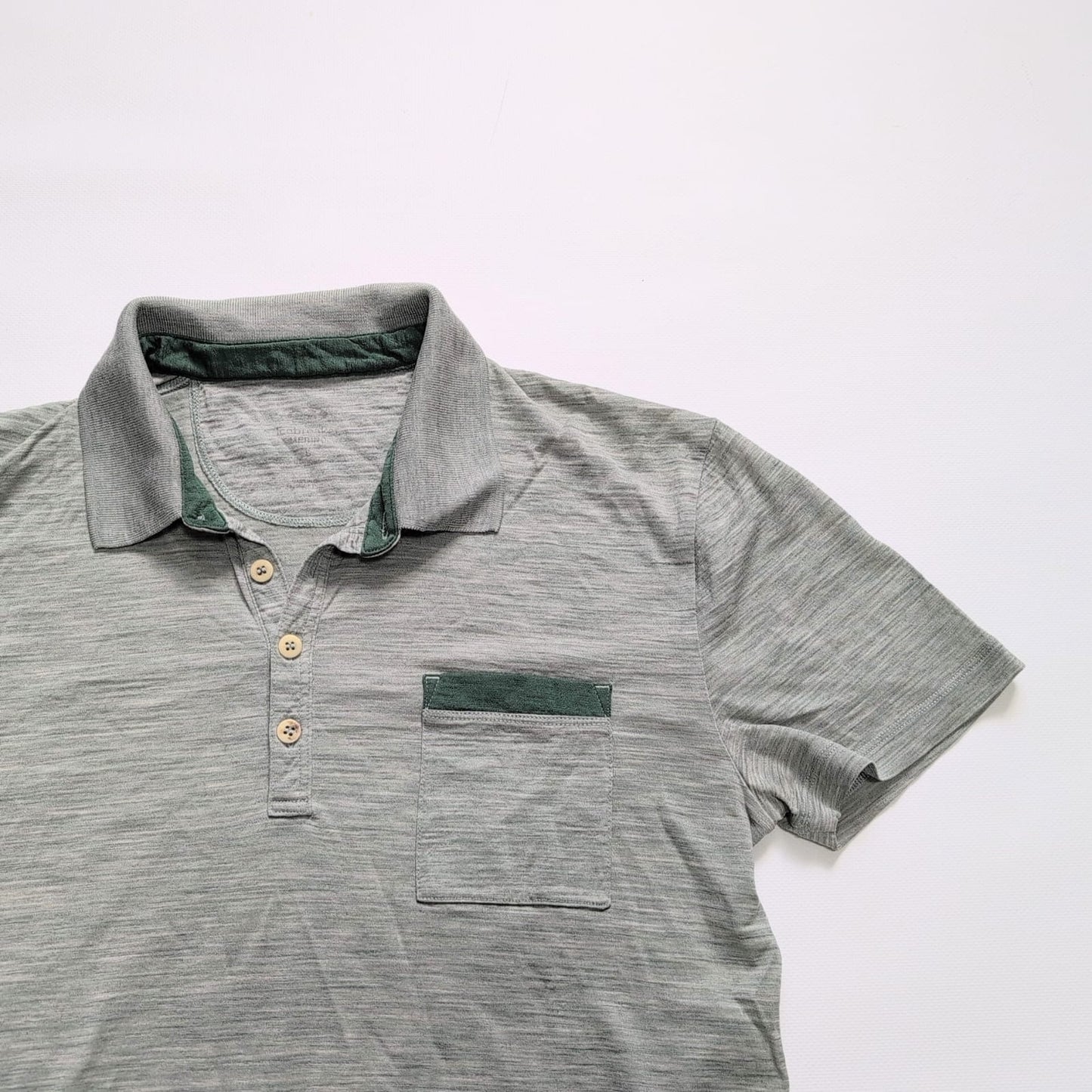 Polo Shirt von Icebreaker Merino (S Herren) T-Shirt grün