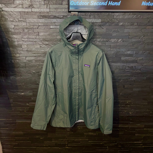Hardshell Jacke von Patagonia (XL Damen) Regenjacke grün