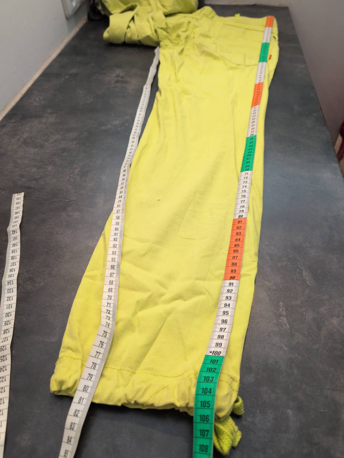 Wander / Kletter Hose von Vaude (Damen S /36 ) neon grün Baumwolle