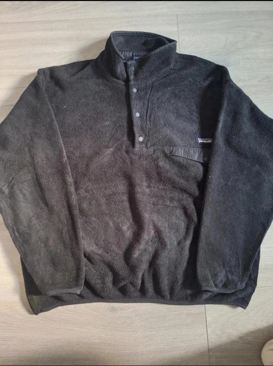 Fleece Pullover Patagonia Synchilla (XL Herren) schwarz