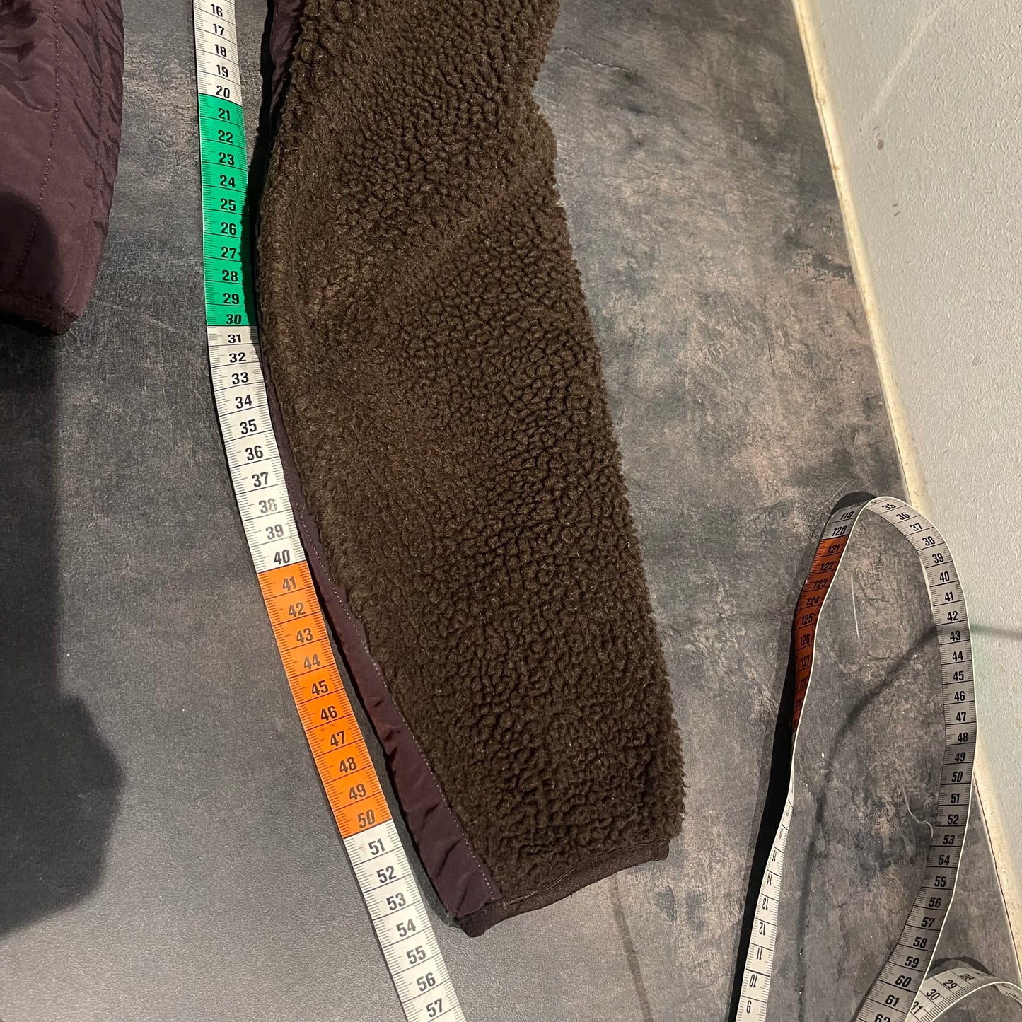 Teddy Jacke von Patagonia M Pile Fleece braun