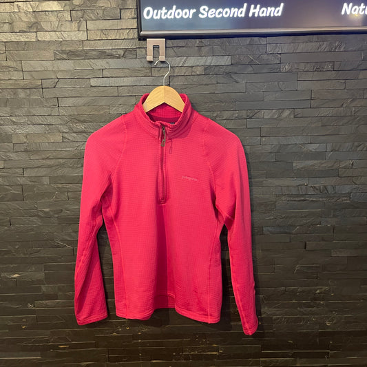Patagonia Longsleeve R1 (S Damen) Zip Pullover pink