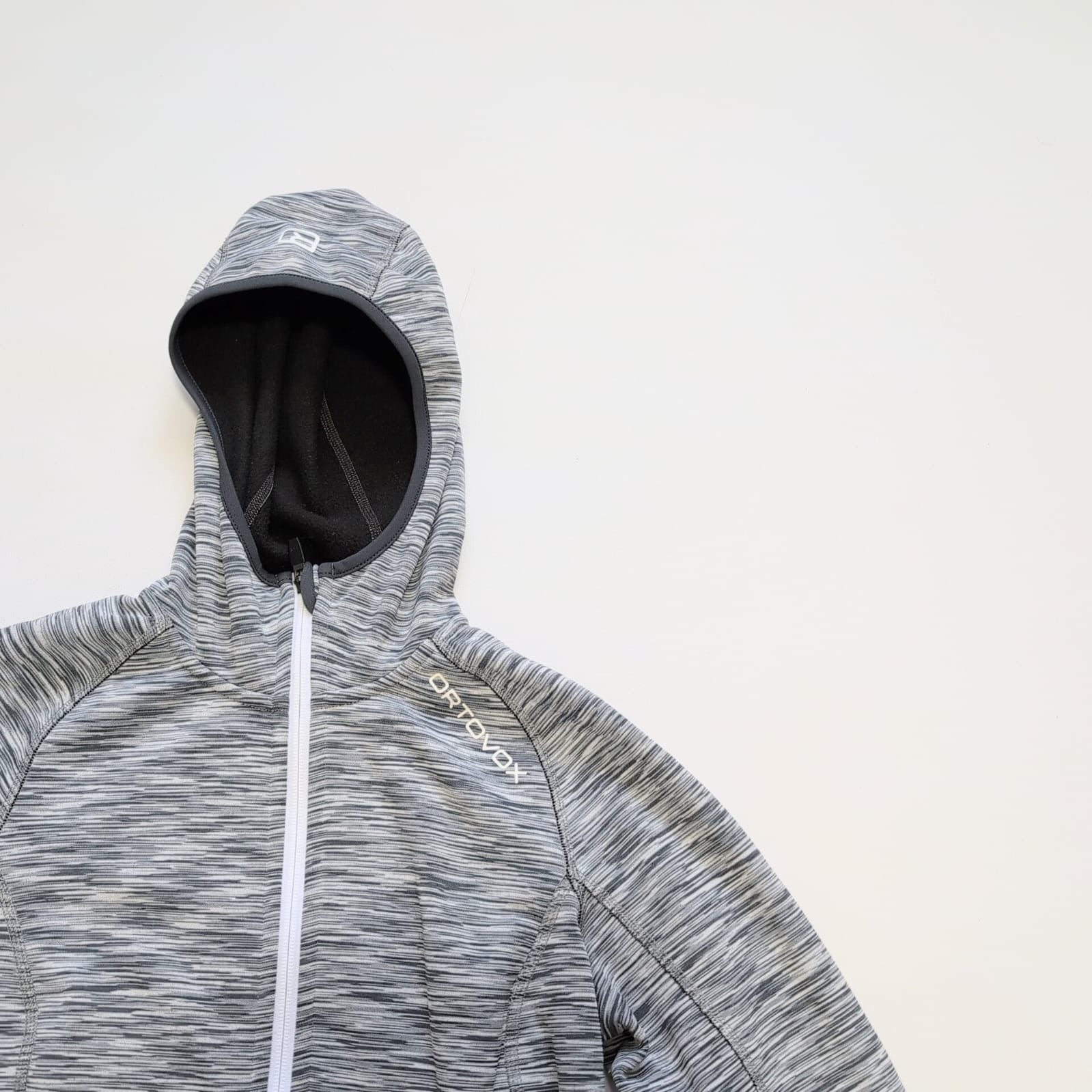 Ortovox Merino Jacke (M Damen) Zip Hoodie grau - wanderlich.com