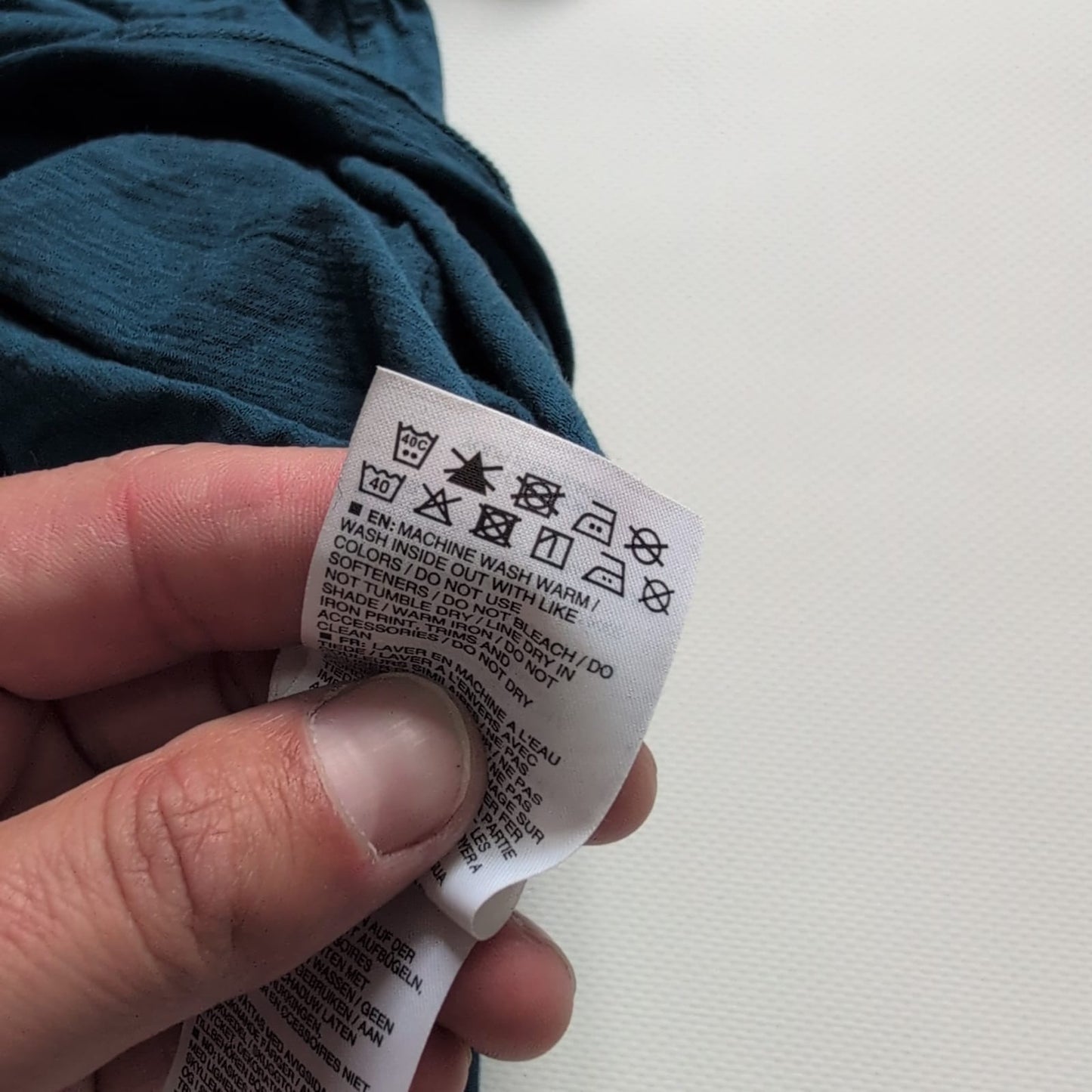 T-Shirt von Icebreaker Merino (M Herren) blau Print Gipfel