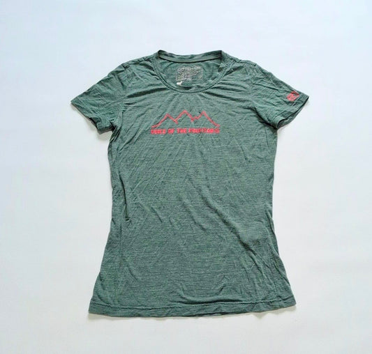 T-Shirt Ortovox Merino (S Damen) grün mit Print