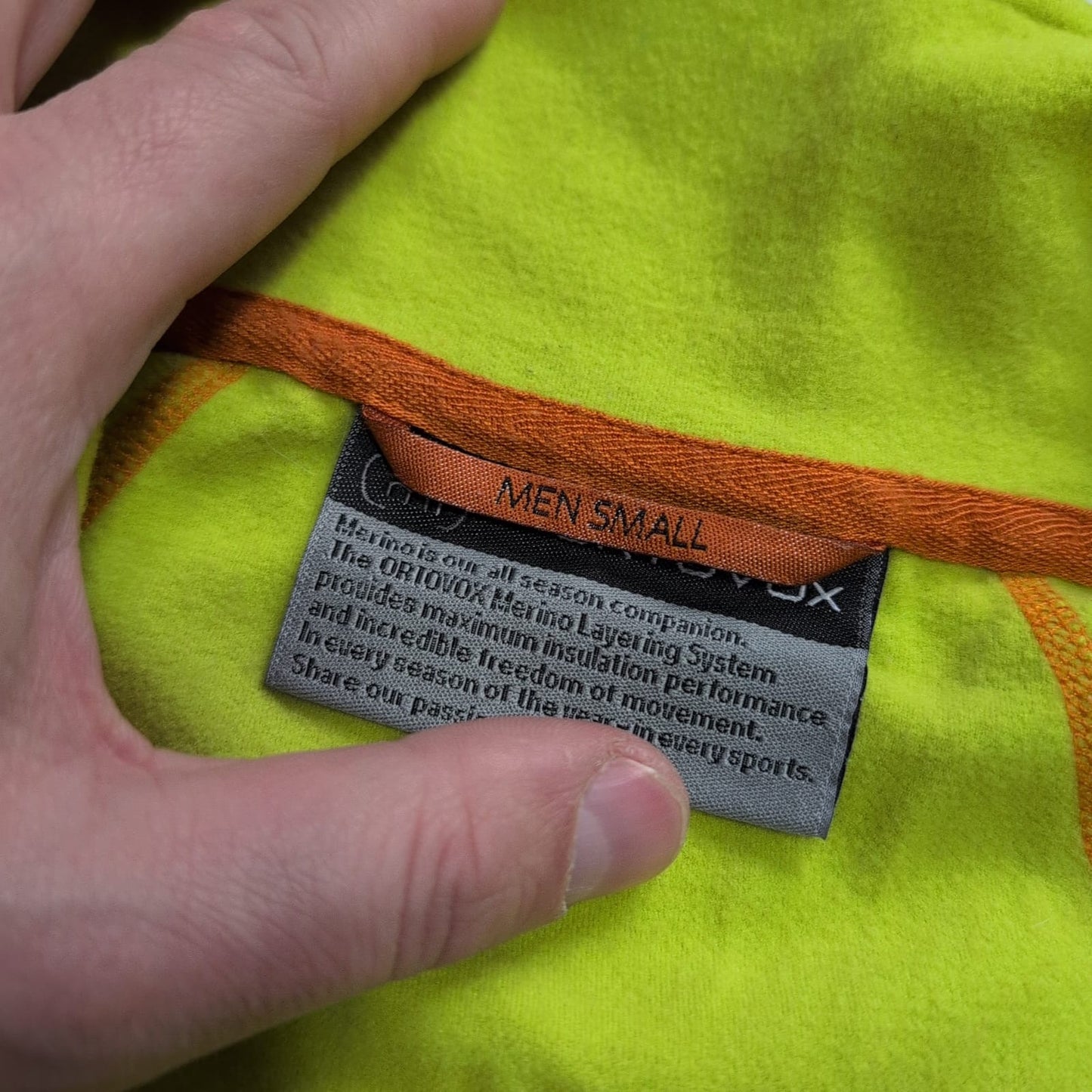 Ortovox Merino Jacke (S Herren) neon grün