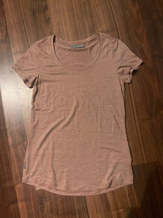 Merino cool lite T-Shirt von Icebreaker (Damen S) altrosa - wanderlich.com