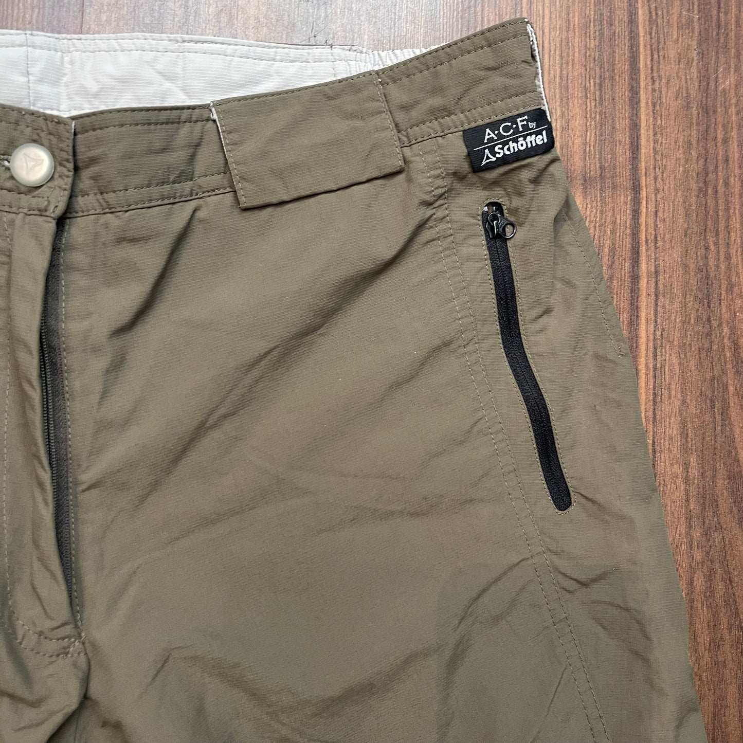 Capri Shorts von Schöffel (XXL Damen) 2/3 Funktionshose wasserabweisend khaki