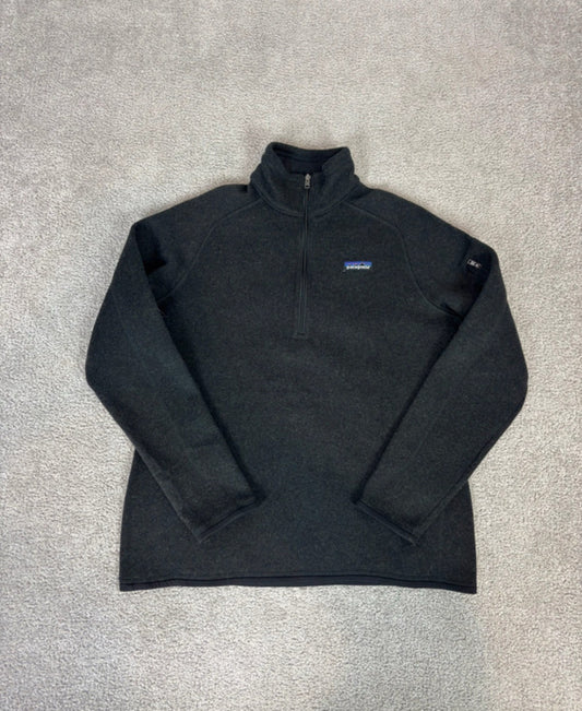 Pullover von Patagonia (L Damen) Better Fleece Strickoptik schwarz