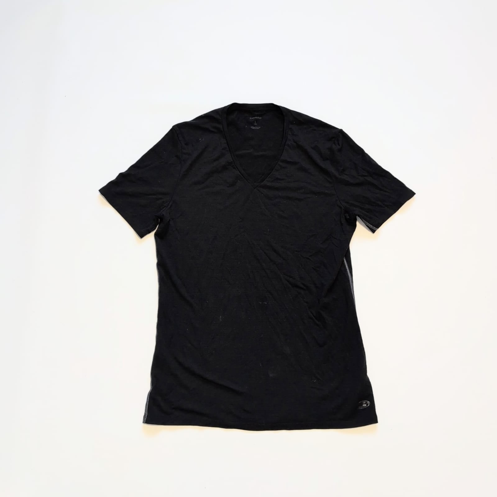 Merino T-Shirt von Icebreaker (L Herren) schwarz - wanderlich.com