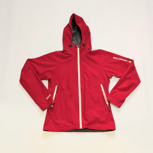 Leichte Regen Jacke von Salomon GoreTex (L Damen) rot