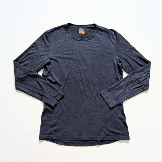 Pure Merino 200 Longsleeve Icebreaker (M HERREN) marineblau