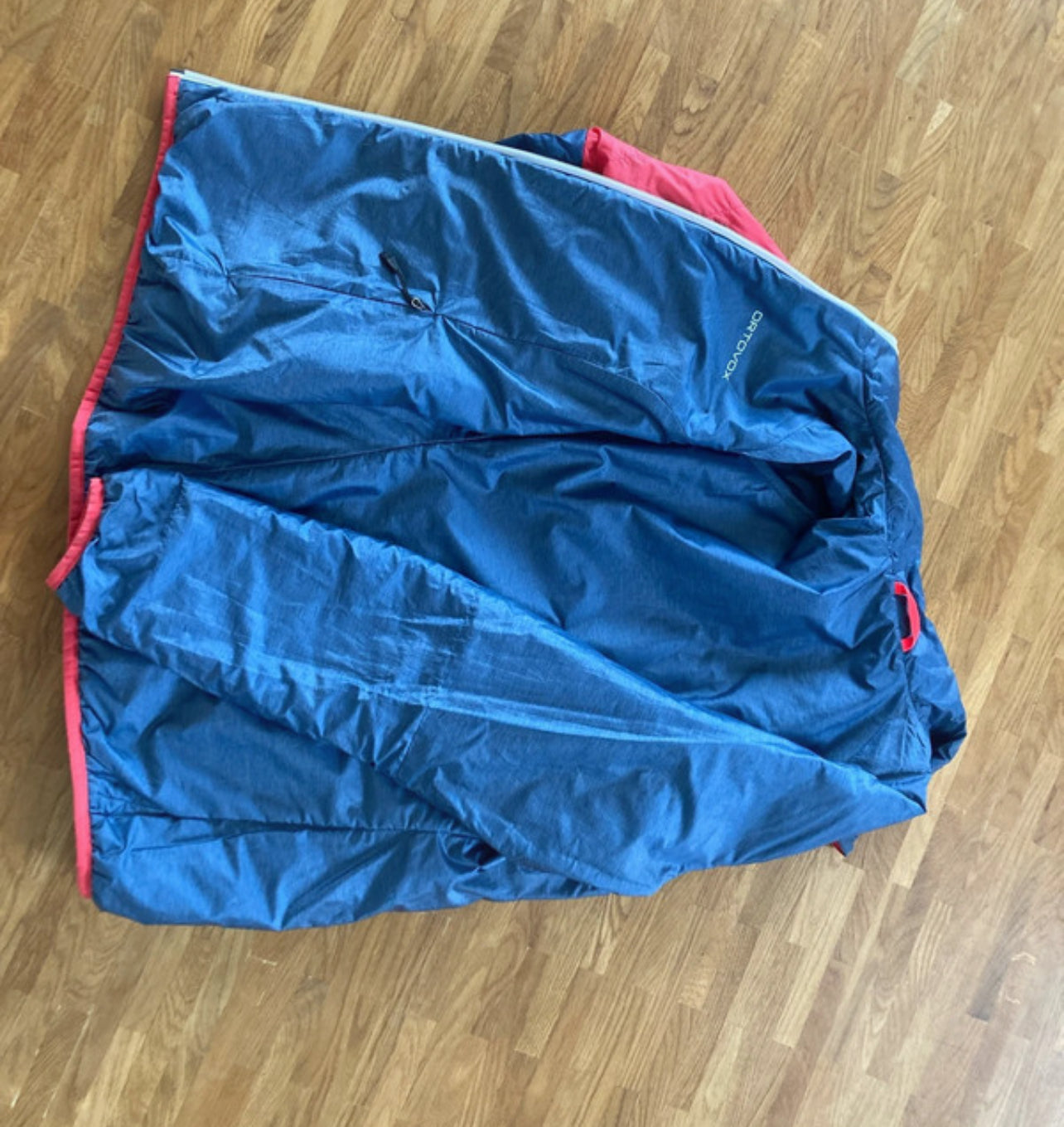 Wolle /Daunen Wende Jacke Ortovox (L Damen) pink-blau