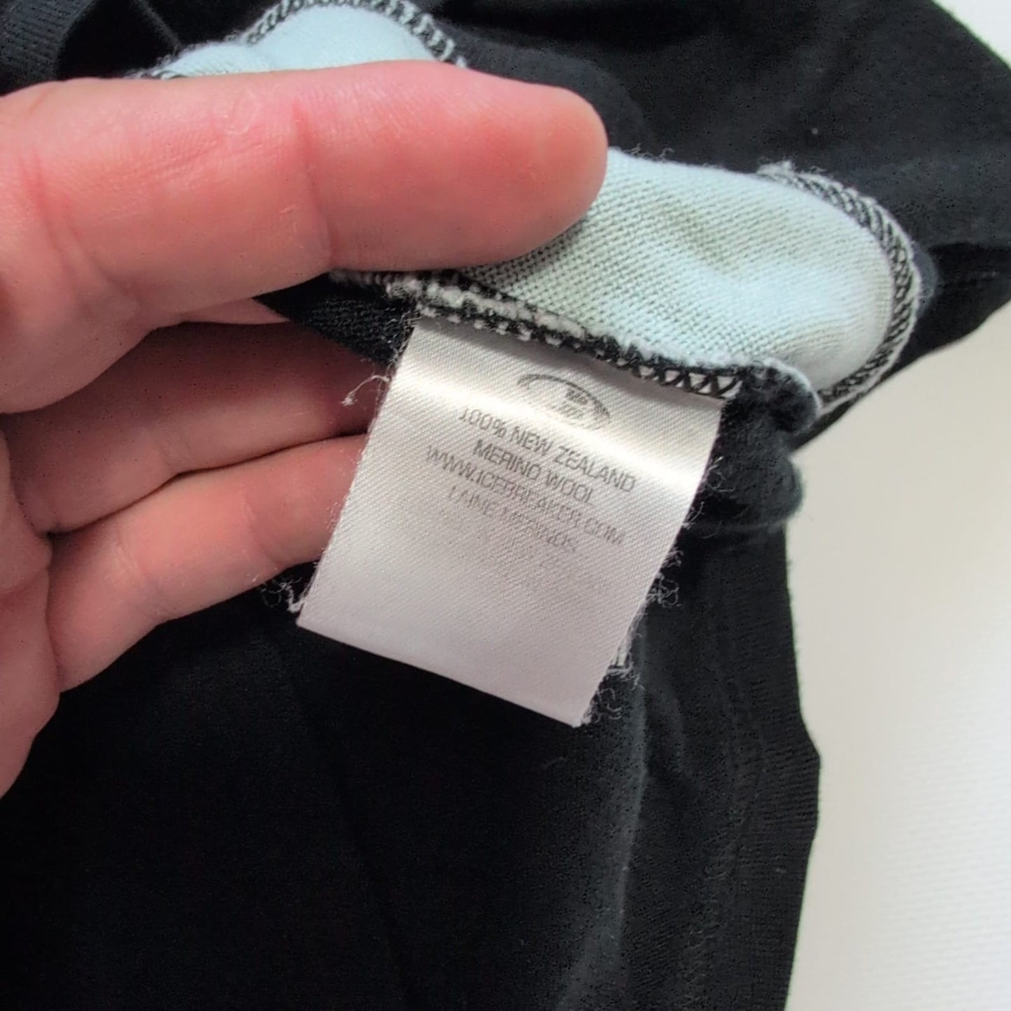 Merino Zip Longsleeve von Icebreaker 260 (M Damen) schwarz