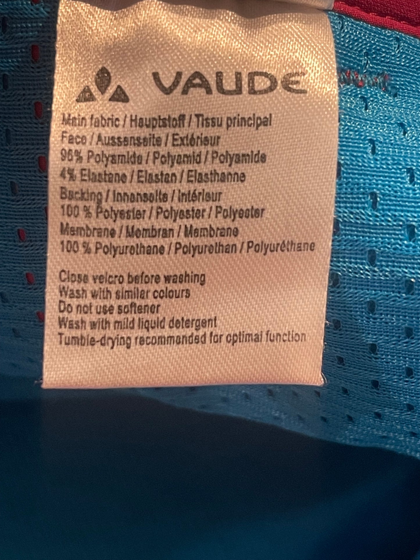 Skitouren Hose von Vaude (M/ L Damen) 3L Hardshell Magenta pink