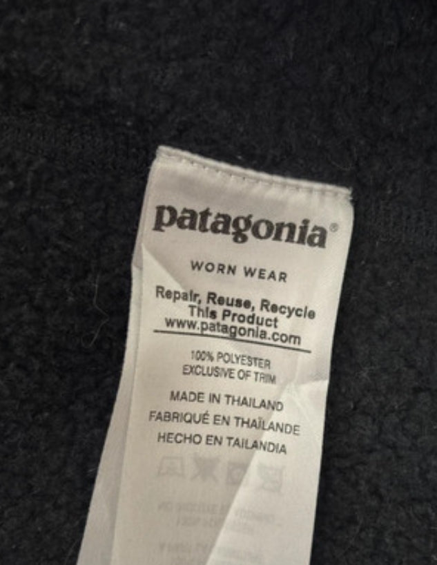 Pullover von Patagonia (L Damen) Better Fleece Strickoptik schwarz