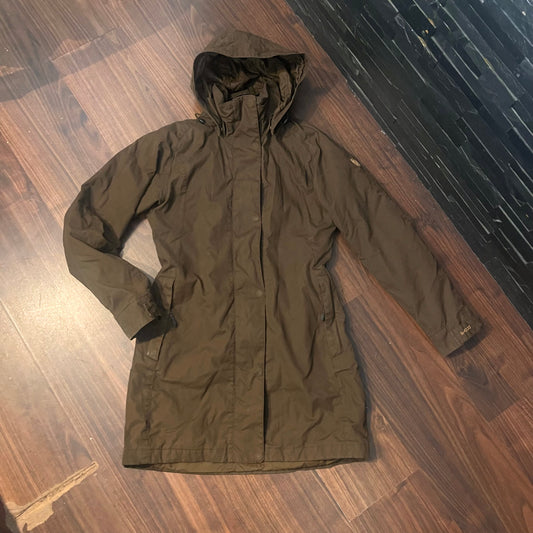 Gefütterte Jacke von Fjällräven (XS Damen) Winter Parka G-1000 braun