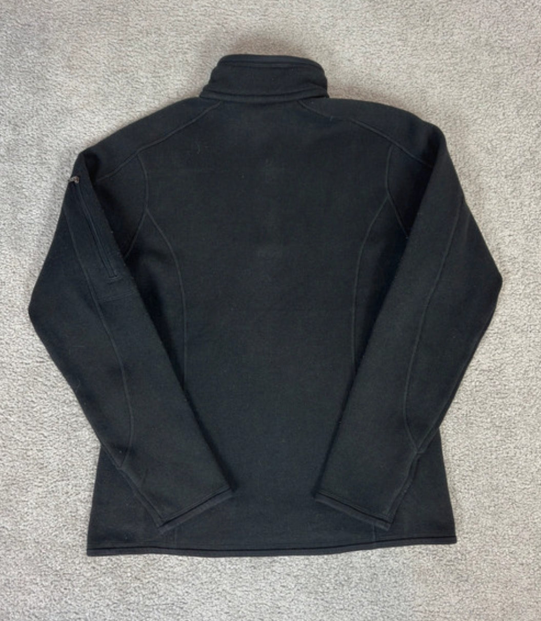 Patagonia Fleece Pullover (M bis L Damen) Better Sweater schwarz