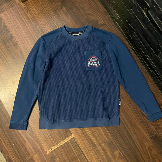 Pullover von Maloja (M Herren /L Damen) blau mit Baumwolle