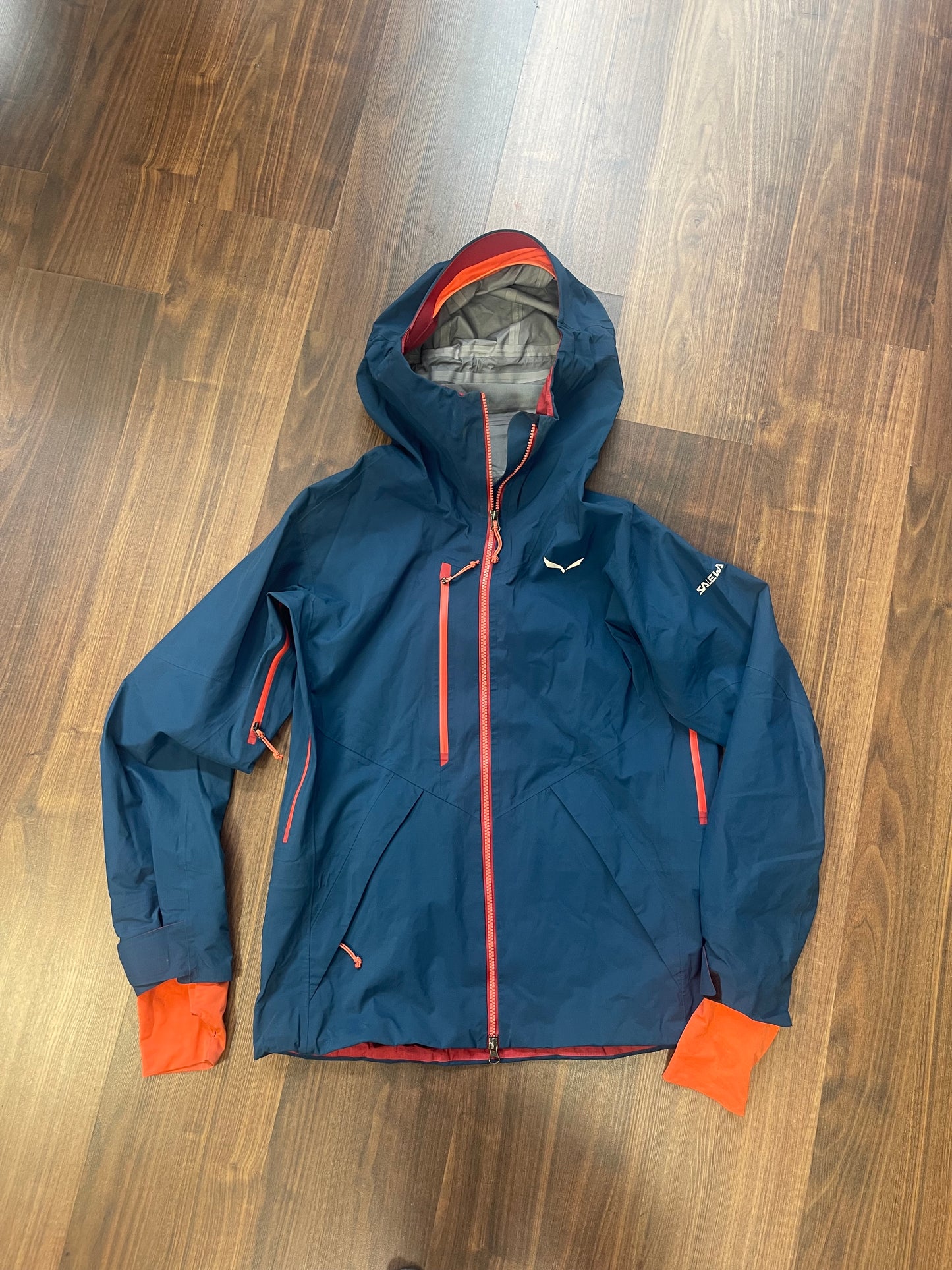 Regen Jacke von Salewa (XL Damen) Hardshell blau