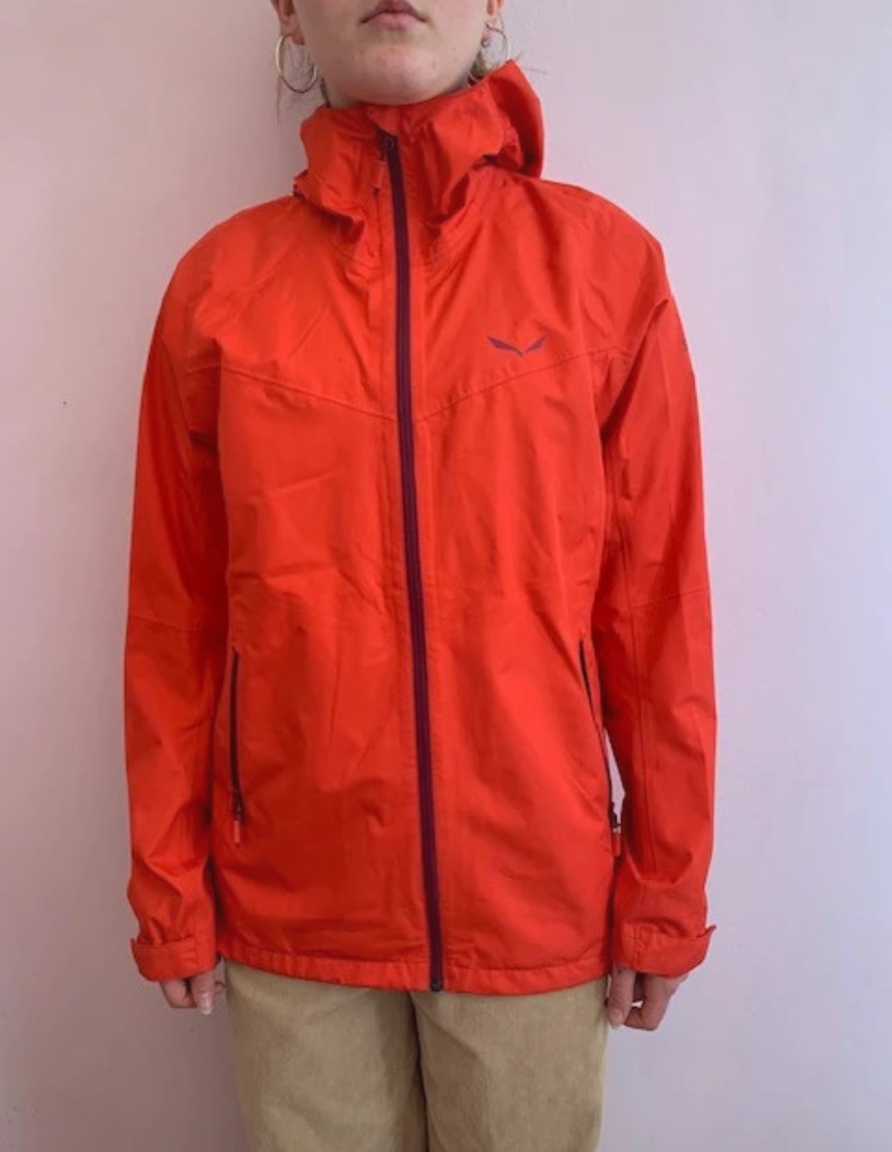 Regen Jacke von Salewa (M Damen) Hardshell rot