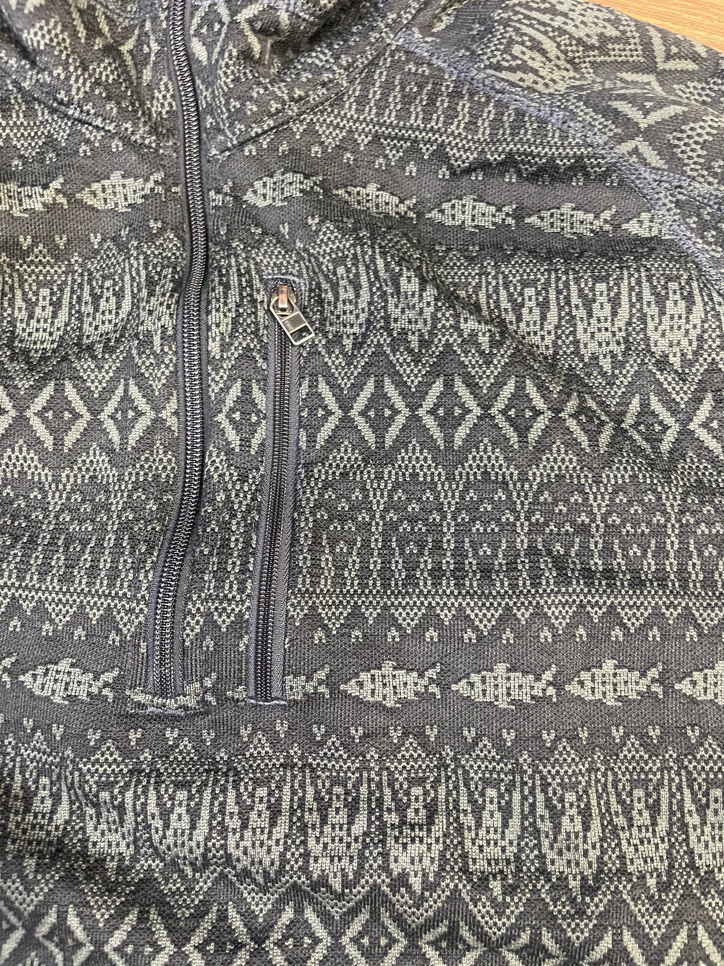 Zip Fleece Pullover Patagonia (M Herren) Sweater schwarz grau