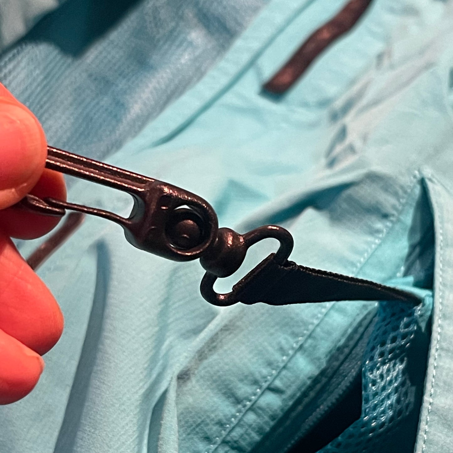 Regen Jacke von Vaude (S :36 Damen) türkis blau