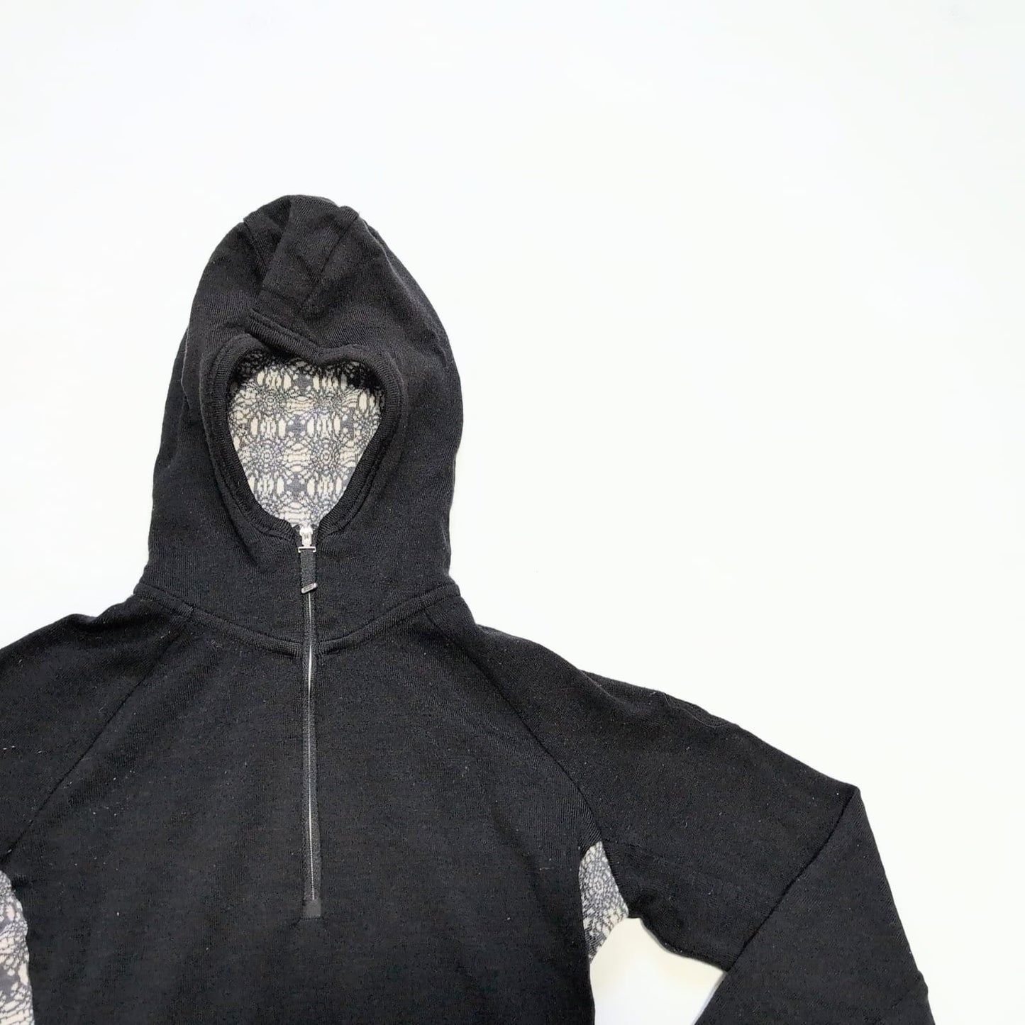 Longsleeve Icebreaker XS Merino 320 Zip Hoodie schwarz