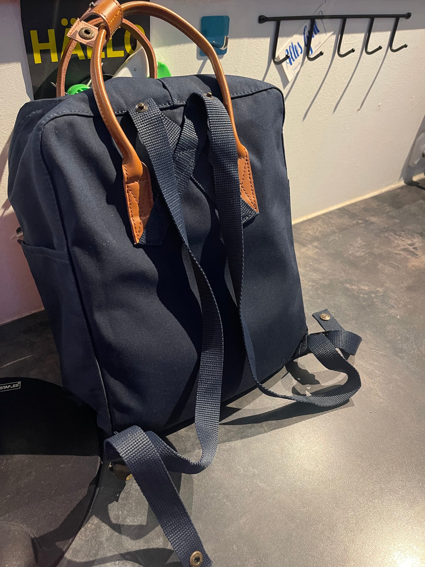 Känken Rucksack von Fjällräven marineblau neu