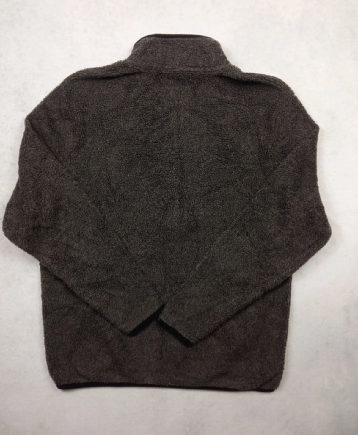 Patagonia Retro Pile Zip Pullover (L Herren) Baumwolle dunkelgrau