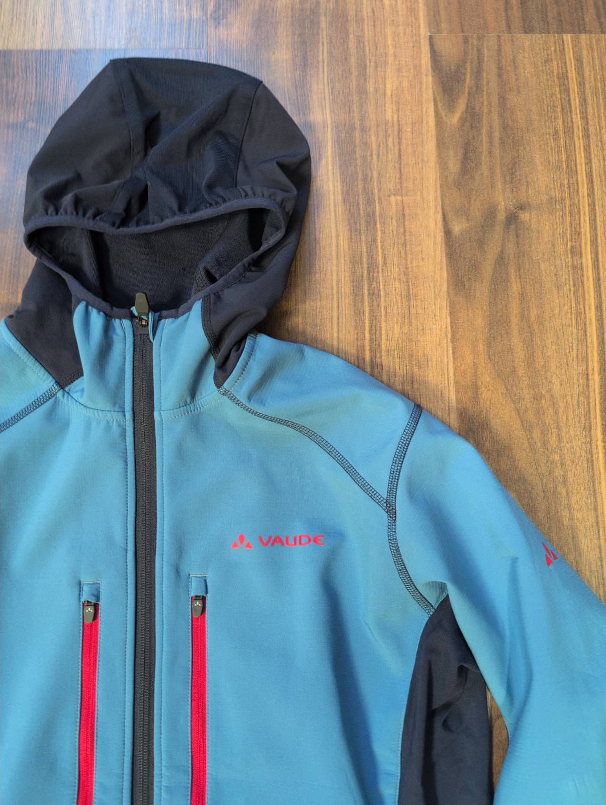 Hybrid Jacke von Vaude (Herren M /50) Windproof blau - wanderlich.com
