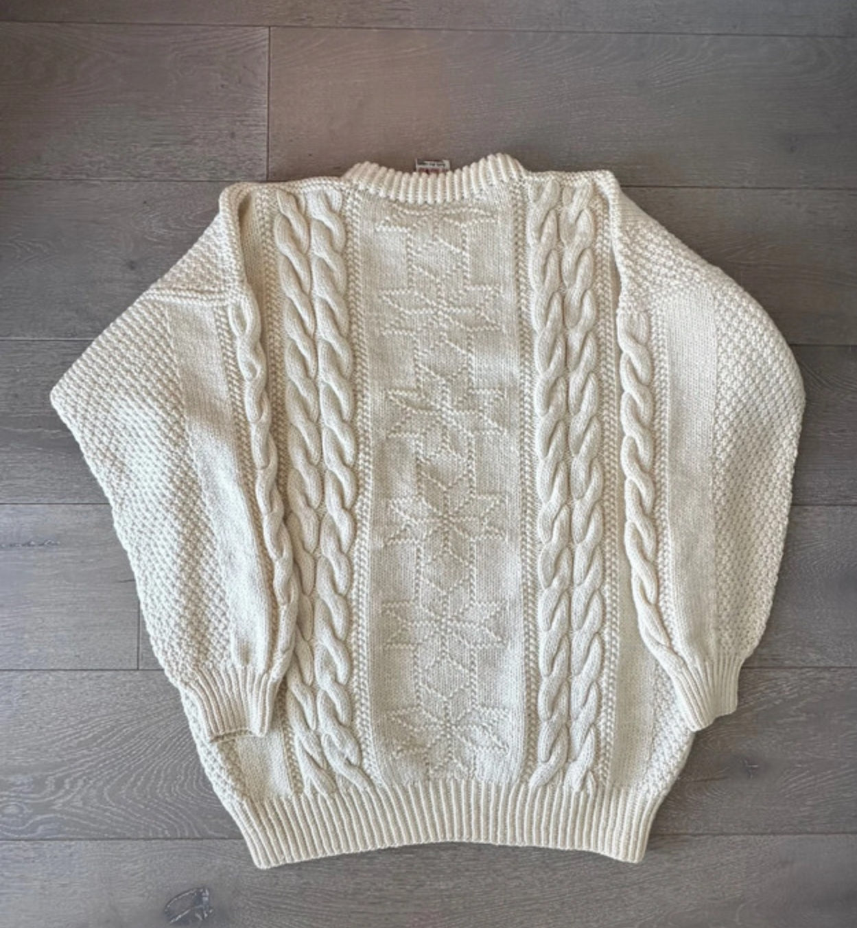 Strick Pullover von Dale of Norway XL weiß 100% Schurwolle