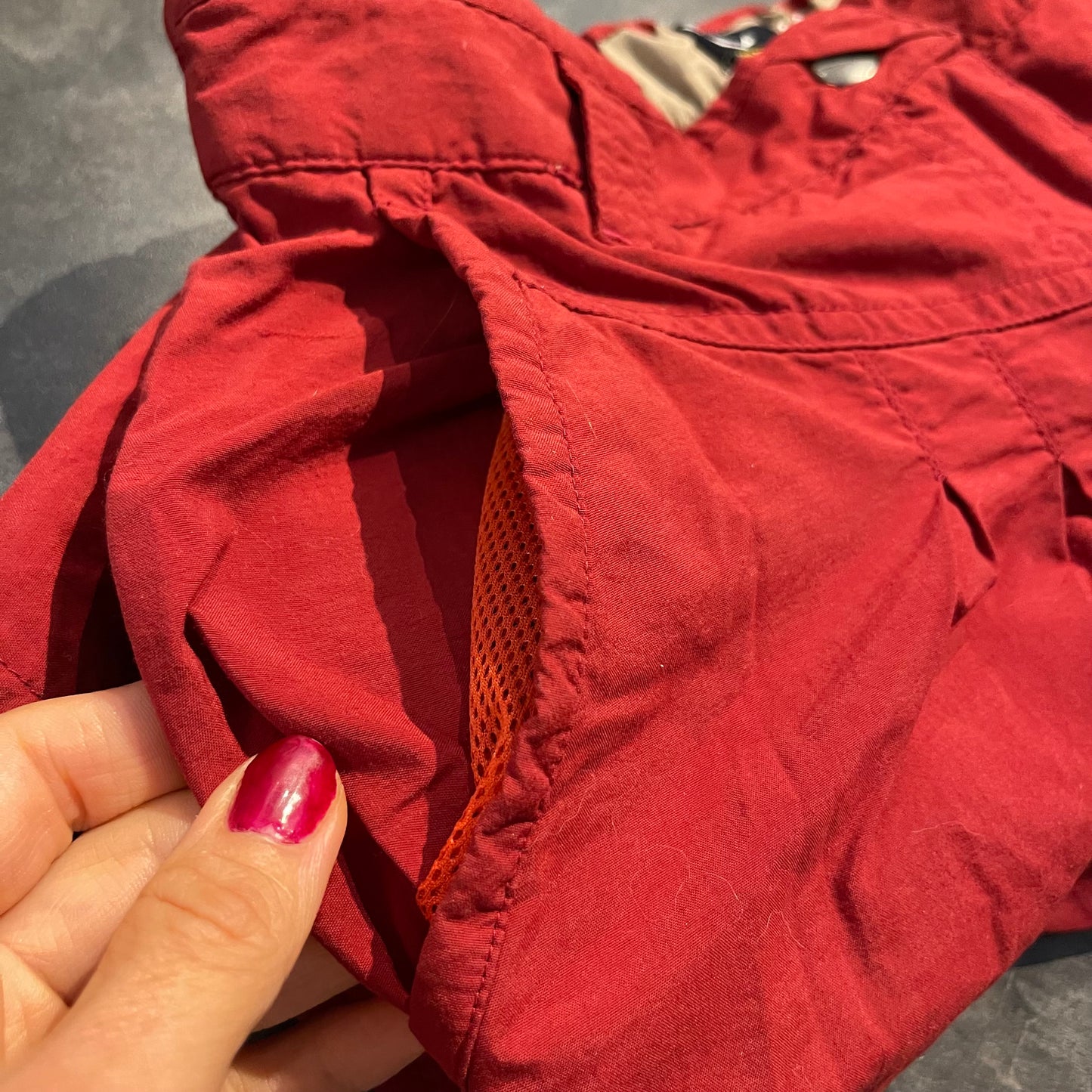 Wander Hose von Salewa (Damen XS) 2 in 1 dunkelrot