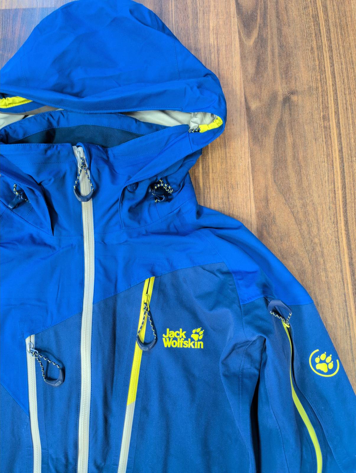 Softshell Regen Jacke Jack Wolfskin (M Herren) HyProof blau